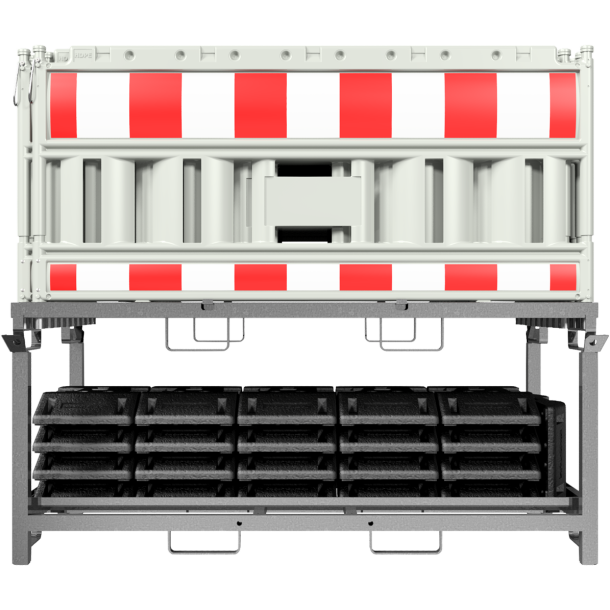 Opbevarings- og transportpalle | til 20 panelhegn